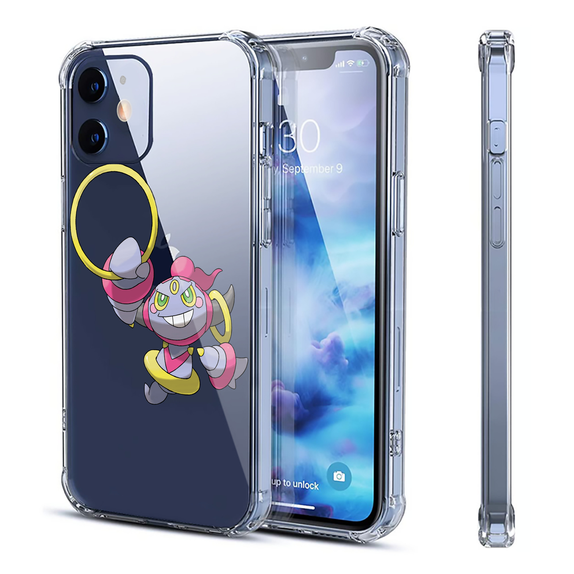 （画像用） ポケットモンスター Pokémon 【iPhone 12シリーズ対応】透明スマホケース（クリアソフトケース）
